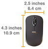 AmazonBasics Wireless Computer Mouse with Nano Receiver - Black, 30-Pack