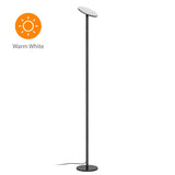 TROND LED Torchiere Floor Lamp Dimmable 30W, 3000K Warm White, 71-Inch Tall, Modular Rod Design, 30-Minute Timer, Wall Switch Compatible, for Living Room Bedroom Office, Black