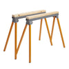 Bora Portamate PM-3300T Steel Folding Sawhorses - Set of 2 Heavy Duty Stands - Pre-Assembled