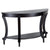 Ravenna Home Traditional Solid Pine End Table, 28'' H, Black Finish