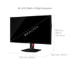 ViewSonic XG3220 32 Inch 60Hz 4K Gaming Monitor with FreeSync HDMI DP Eye Care Advanced Ergonomics and HDR10 for PC and Console Gaming