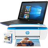 HP Notebook - 15-bw026cy Touchscreen, Blue, AMD A6-9220@2.5 GHz, 4GB DDR4 RAM, 1TB HHD, 3PP53UA Windows 10 and HP Deskjet 3755 Printer with Photo Paper (Renewed)