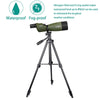 SVBONY SV17 25-75x70mm Spotting Scope Waterproof Straight Spotting Scope for Target Shooting Hunting Bird Watching(with 4 Section Tripod)