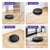 VAVA Robot Vacuum Cleaner 1300Pa Strong Suction, Super Quiet, Self-Charging Robotic Vacuum Cleaner, Cleans Hard Floors to Medium-Pile Carpets for Pet Hair (Black)