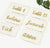 ElegantCirlce 100 PCS 3.5 x 2 in. Clear Acrylic Place Cards Rectangle Shape Perfect for Weddings, Parties, Table Numbers, Guest Names, Food Signs, Birthdays, Decorations 3 1/2 by 2 in. (100 Pack)