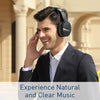 Meidong Mighty Rock E8D Active Noise Cancelling Bluetooth Headphones Over Ear HiFi Stereo Deep Bass Wireless Headset Built in Microphones Comfortable Earpads