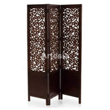 Artesia Handcrafted 3 Panel Premium Quality Wooden Room Partition/Wooden Room Divider/Wooden Screen