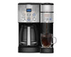 Cuisinart SS-15 Maker Coffee Center 12-Cup Coffeemaker and Single-Serve Brewer, Silver