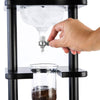 Yama Glass YAMCDM8SBK Coffee Tower with Iced Slow Drip Technology, 6-8 Cup Cold Brew Maker, Black