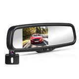 BOSCAM K4 Backup Camera Kit, 170° Waterproof Back Up Car Camera with 4.3″LCD Rearview Mirror Monitor