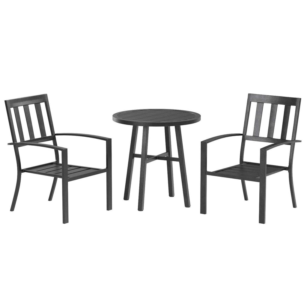 AmazonBasics 3-Piece Steel Bistro Outdoor Patio Set