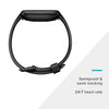 Fitbit Versa Smart Watch, Black/Black Aluminium, One Size (S & L Bands Included)