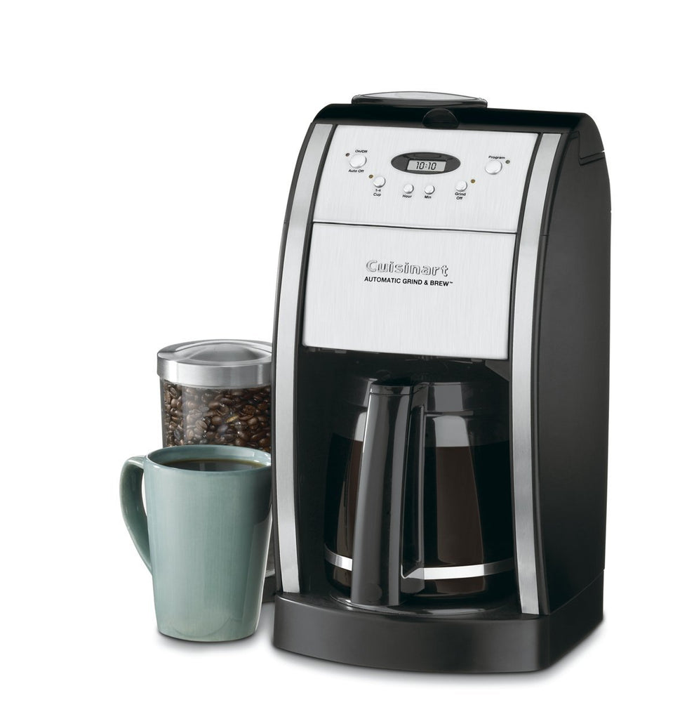 Cuisinart DGB-550BK Grind & Brew Automatic Coffeemaker, 12 Cup, Silver/Black