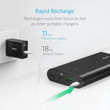 Anker PowerCore+ 26800, Premium Portable Charger, High Capacity 26800mAh External Battery with Qualcomm Quick Charge 3.0 (in- and Output), Includes PowerPort+ 1 Wall Charger