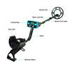 ALLOSUN TS180 Handheld Metal Detector Waterproof Treasure Hunter, Blue