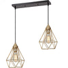 SEEBLEN Gold Hanging Pendant Light Ceiling Light Fixtures