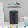 Echo Plus (2nd Gen) - Premium sound with built-in smart home hub - Charcoal