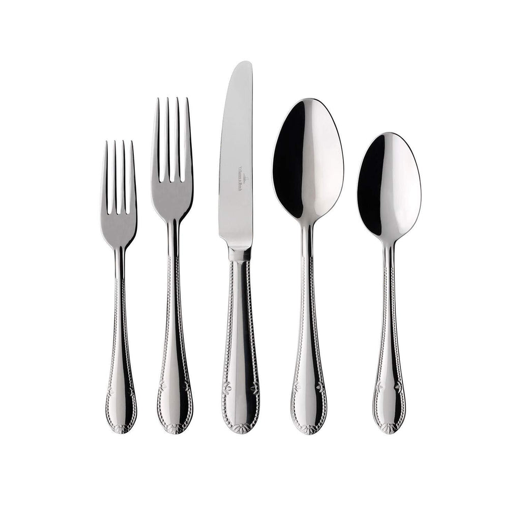 Villeroy & Boch Mademoiselle Set of Cutlery for up to 6 People, 30 Pieces, Stainless Steel