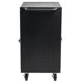 Pearington 18 Bay Tablet Charging Cart for iPad, Chromebooks and Laptop Computers - Store Up To 17 Inch Tablet or Laptop - Secure  Locking Storage