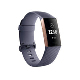 Fitbit Charge 3 Fitness Activity Tracker, Rose Gold/Blue Grey, One Size (S & L Bands Included)