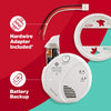 First Alert BRK SC7010BV-12 Hardwired Talking Photoelectric Smoke and Carbon Monoxide (CO) Detector, 12 Pack