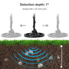 URCERI GC-1028 Metal Detector High Accuracy Waterproof 2 Modes Outdoor Gold Digger with Sensitive Search Coil LCD Display for Beginners Professionals, Yellow