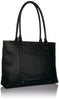 Solo Jay 15.6 inch Vintage Leather Laptop Ladies Tote Bag, Black