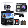 WiFi Action Camera 4K 24MP Waterproof Ultra HD Remote EIS Sports Camera 100Ft Underwater OGL 2