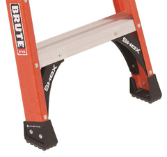 Louisville Ladder 4-Foot Fiberglass Step Ladder, 375-Pound Capacity, FS1404HD