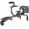 Neewer Film Movie Video Making System Kit for Canon Nikon Sony and Other DSLR Cameras Video Camcorders, Includes: C-Shaped Bracket,Handle Grip,15mm Rod,Matte Box,Follow Focus,Shoulder Rig (Red+Black)