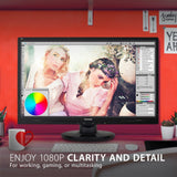 ViewSonic VA2746MH-LED 27 Inch Full HD 1080p LED Monitor with HDMI and VGA Inputs for Home and Office