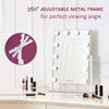 HOLLYWOOD MIRROR Y5003001-3040 Lighted Vanity, Three-Tone Dimmer Makeup Mirror, 12