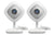 Arlo Q - Wired, 1080p HD Security Camera (2 Pack) | Night vision, Indoor only, 2-Way Audio | Cloud Storage Included | Works with Alexa (VMC3240)