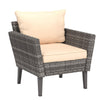 AmazonBasics 3 Piece Patio PE Rattan Wicker Conversation set