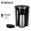 Keurig K-Select Single Serve K-Cup Pod Coffee Maker, With Strength Control and Hot Water On Demand, Matte Black