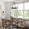 LNC Farmhouse Chandelier for Dining Rooms, Rustic Light Fixtures, A02992