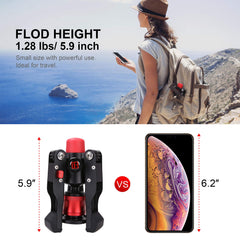 IFOOTAGE Tabletop Tripod, Portable Desktop Mini Tripod Stand with 3/8 and 1/4 inches Quick Release Plate, Max Load 17.6 lbs for DSLR Camera, Video Camcorder, Mobile Phone and Action Cameras
