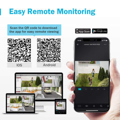 ANNKE 5MP PoE Home Security Camera System H.265+ 8CH Ultra HD 4K NVR, 4X 5MP Outdoor PoE IP Cameras, Starlight Color Night Vision, 2TB HDD for Long Time Recording, Support ONVIF Motion Detection
