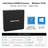 Mini PC Intel Celeron N3060 Processor(up to 2.48 GHz) 4GB/ 64GB Mini Desktop Computer Support Windows 10, HDMI+VGA Output 4K HD, 2.4G/5G Dual WiFi, 2.5 inch SSD, 1000Mbps Ethernet,BT 4.2,Auto Power On