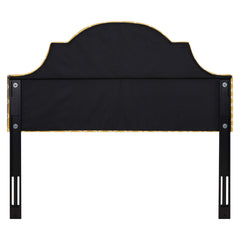 Ravenna Home Trellis Pattern Upholstered Headboard - Queen, 61.6 Inch, Yellow and Cream