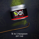 DoMatcha - Organic Ceremonial Green Tea Matcha Powder, Natural Source of Antioxidants, Caffeine, and L-Theanine, Promotes Focus and Relaxation, 75 Servings (2.82 oz)