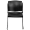 Flash Furniture 5 Pk. HERCULES Series 880 lb. Capacity Black Full Back Contoured Stack Chair with Sled Base