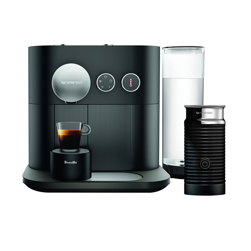 Breville-Nespresso USA BES750BLK Nespresso Expert by Breville with Aeroccino, Black Espresso & Coffee Maker,