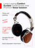 Symphonized Wraith 2.0 Bluetooth Genuine Wood Wireless Headphones with 3.5mm Cable Included for Wired Use. (Zebra Wood)