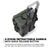 Nanuk Ronin M Waterproof Hard Case with Wheels and Custom Foam Insert for DJI Ronin M Gimbal Stabilizer Systems - 950-RON6 Olive