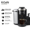 Keurig K-Cafe Single-Serve K-Cup Coffee Maker, Latte Maker and Cappuccino Maker, Comes with Dishwasher Safe Milk Frother, Coffee Shot Capability, Compatible With all Keurig K-Cup Pods, Dark Charcoal