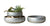 Creative Co-op Set of 3 Decorative Metal Bowls/Planters