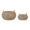 Bloomingville A82042407 Seagrass Basket, Brown