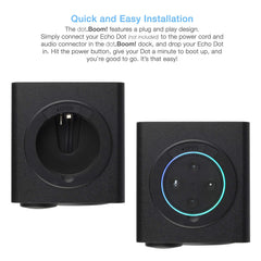 Cyber Acoustics Portable Alexa Docking Speaker for Amazon Echo Dot 2nd Gen. with Built-in Rechargeable Battery