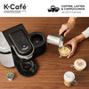 Keurig K-Cafe Single-Serve K-Cup Coffee Maker, Latte Maker and Cappuccino Maker, Comes with Dishwasher Safe Milk Frother, Coffee Shot Capability, Compatible With all Keurig K-Cup Pods, Dark Charcoal